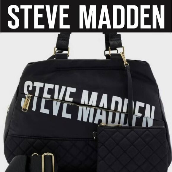 Steve Madden BSasha 3-PC Tote & Cosmetic Bag Set - Picture 1 of 15